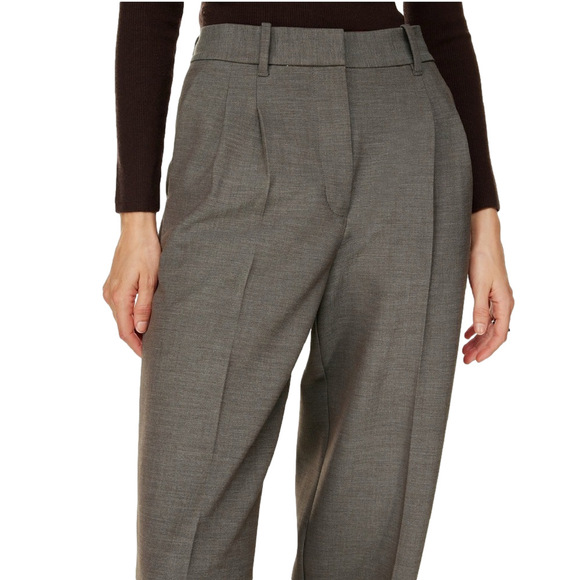 Aritzia Pants - Aritzia Wilfred Effortless Pant brown pleated wide leg old money trousers 2